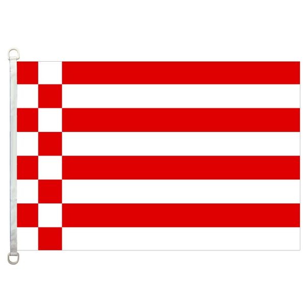 

хороший флаг бремен флаги баннер 3x5ft-90x150cm 100% полиэстер флаги стран, 110gsm основы трикотажные ткани открытый флаг