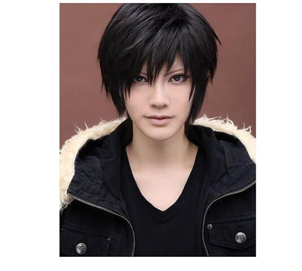 Man S Short Straight Wig Handsome Man High Quality Cool Korean Men