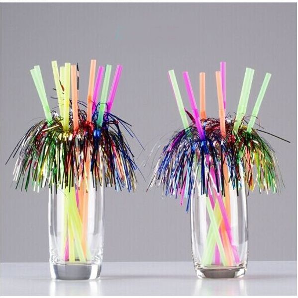 

Creative Fireworks Color Drinking Straw DIY Art Juice Milk PP Straw Eco Friendly Festive Party Decoration SD975