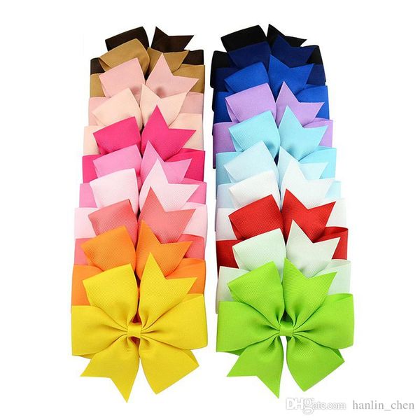 

2018 специальное предложение распродажа mix color girls bowknot barrete handmade ribbontail tail заколки для волос большой размер многоцветн