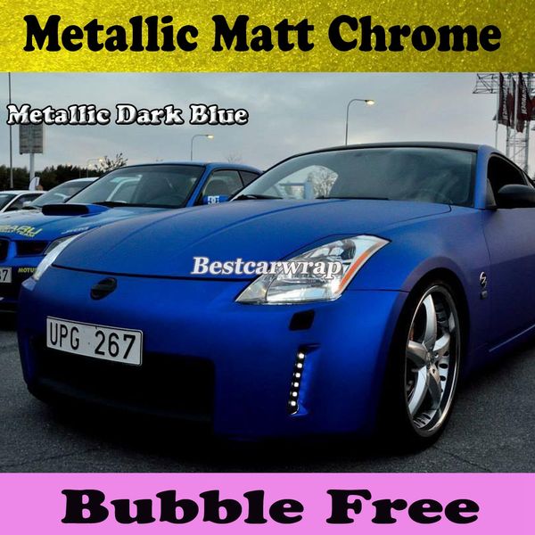 *Premium Teal Satin Chrome Matte Metallic Car Vinyl Wrap Sticker Air Release