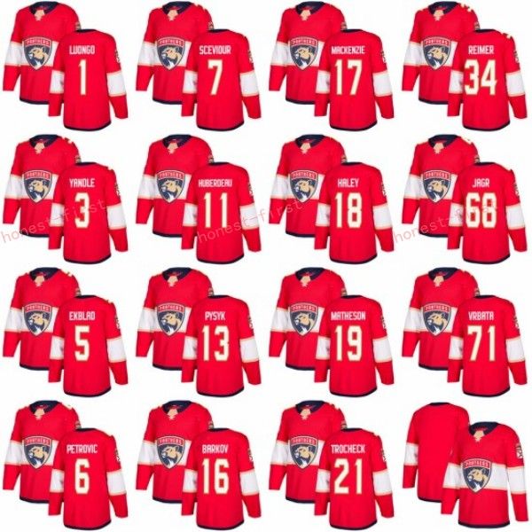 

Florida Panthers Jerseys 2018 3 Keith Yandle 5 Aaron Ekblad 34 James Reimer 71 Radim Vrbata 6 Alex Petrovic 11 Jonathan Huberdeau Red