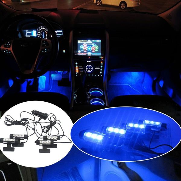 Car Led Interior Decoration Under Dash Floor Led Light Strip Lamp Blue Hot Canada 2019 From Bobo453 Cad 1 08 Dhgate Canada