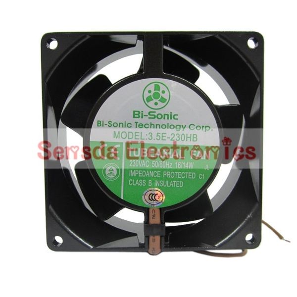 

brand new bi-sonic 3.5e-230hb 230v high temperature 92*92*38mm case cooling fan