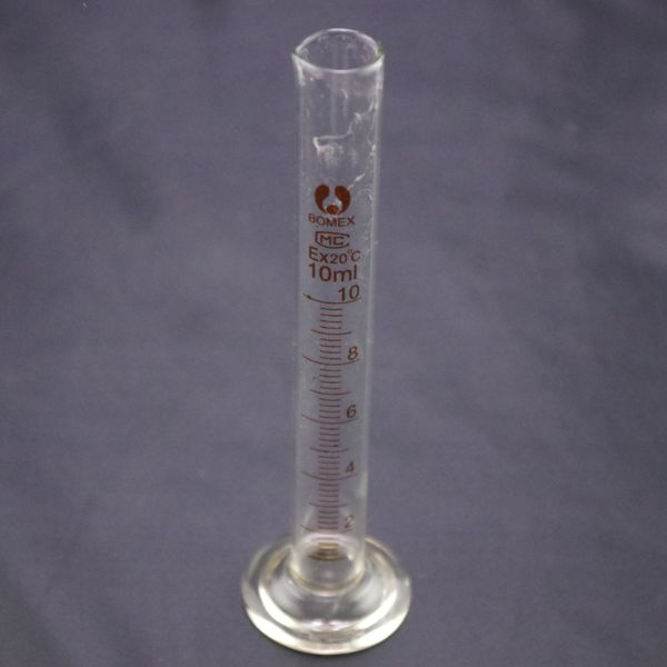 

wholesale-graduated cylinder 10ml measuring lab 20pcs clear glass new scale