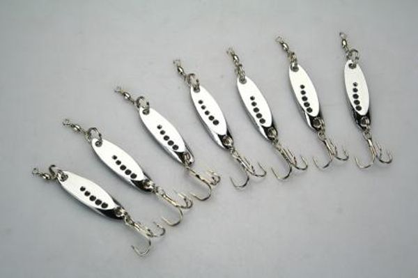 

wholesale lot30 fishing lures spoons hooks baits 7.2g