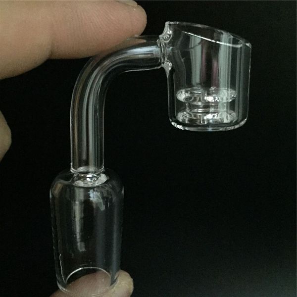 10mm 14mm 18mm Nó de Diamantes Banger De Quartzo prego masculino feminino Dupla Pilha Pregos Domeless Para Tubo De Água De Vidro Da Plataforma de Petróleo Big De Vidro