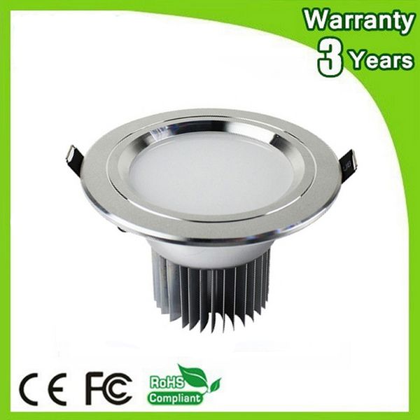 

12w dimmable led downlight led down light rece ed 20pc ac85 265v 3 year warranty ce roh uper bright