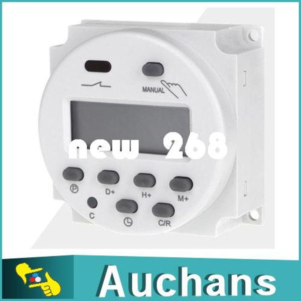 5 stücke DC 24 V LCD Digital Power Programmierbare Timer Zeitschaltuhr Relais Zeitschaltuhr 16A Kostenloser Versand