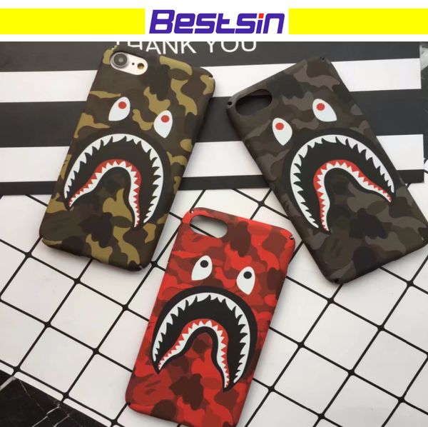 

Fashion Shark Case For Iphone 6 7 Shark Cartoon case TPU Phone Case Cover For Iphone 8 X