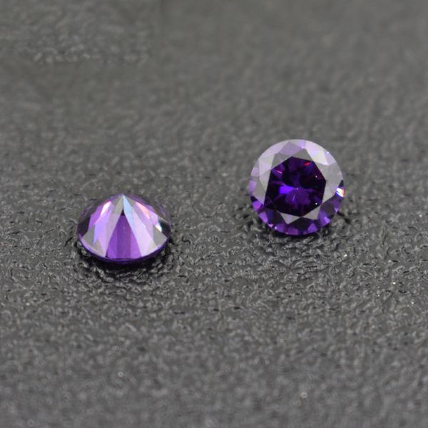 

1000cs/lot small sizes 0.8-1.5mm gemstone replace amethyst february birthday stone lab created stone cz synthetic loose stones for jewellery, Black