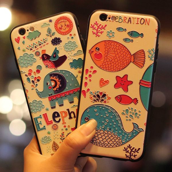 

Ere b17 b19 the new uper embo ed for apple iphone8 phone hell acce orie painted protective leeve