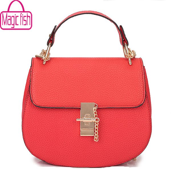 

wholesale-magic fish new famous brand shell package women shoulder bag messenger bag women leather handbag women pouch ls1850