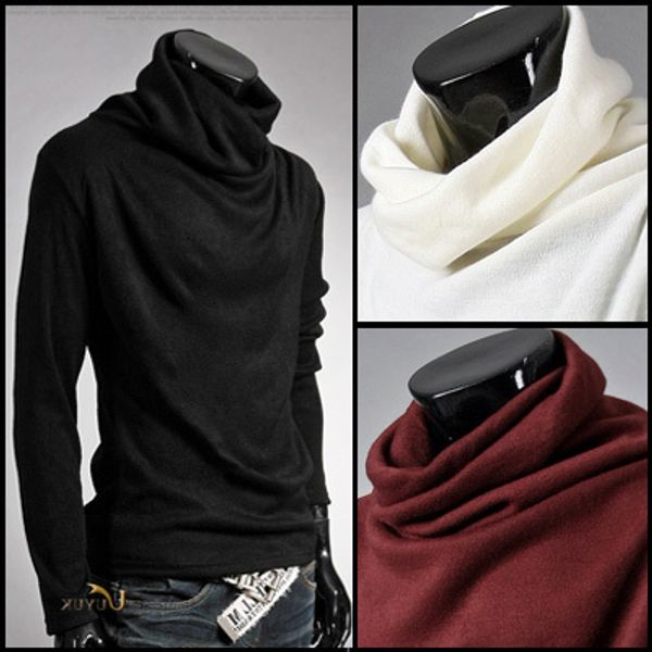 

7 цветов новые мужчины пуловер свитера с длинным рукавом мужские трикотажные свитера водолазка свитер повседневная толстовка пиджаки M-XXL