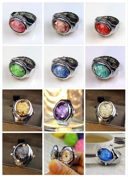 2018 новая мода Ellipse Драгоценное кольцо наручные часы флип кольцо таблица неповторимость индивидуальности кварца кольцо смотреть Студенческое стол