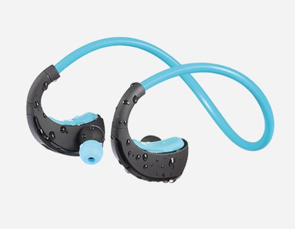 Dacom Athlete Sport-Headset-Ohrhörer, kabellos, Bluetooth 4.1, Ohrbügel-Kopfhörer, schweißfest, freihändig, mit Mikrofon, NFC für iPhone, Samsung