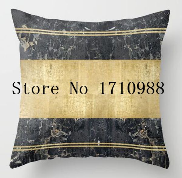 

wholesale-pillow cases marble in gold inspired beauty of marble luxury printing square zippered pillowcase ing