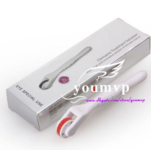 JMF-75 derma roller com 75 agulhas para os olhos da pele cuidados clinicares tratamento solução olho uso especial 0.2 MM-3.0 MM