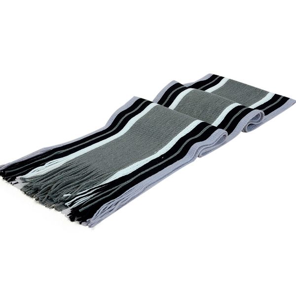 

wholesale- new classic acylic scarf for men in winter keep warm patchwork long scarf high quality, Blue;gray
