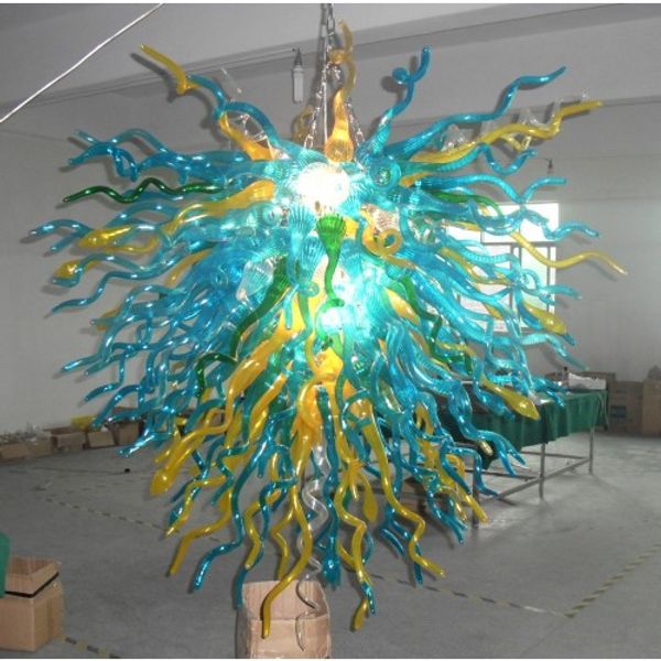 

100% mouth blown ce ul borosilicate murano glass dale chihuly art fantastic murano chandelier light fittings