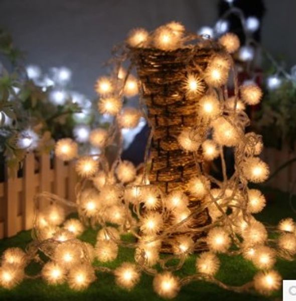 

10m80 led maomao ball battery light holiday lights christmas tree lights decorate the party led twinkle light waterproof lamp bar chandelier