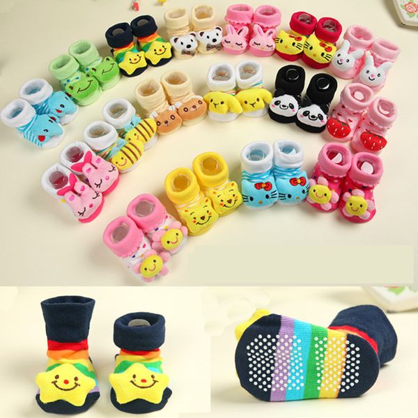 

0 1 year old baby cotton ock cute cartoon three dimen ional animal doll lip kid ock toddler floor warm ock