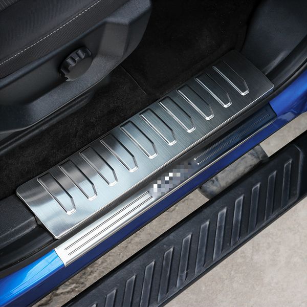 Door Sills Outer Barrier Bar Threshold Strip Decoration Welcome Pedal Fit Car Interior Accessories For Ford F150 2015 2016 Seat Covers And Floor Mats