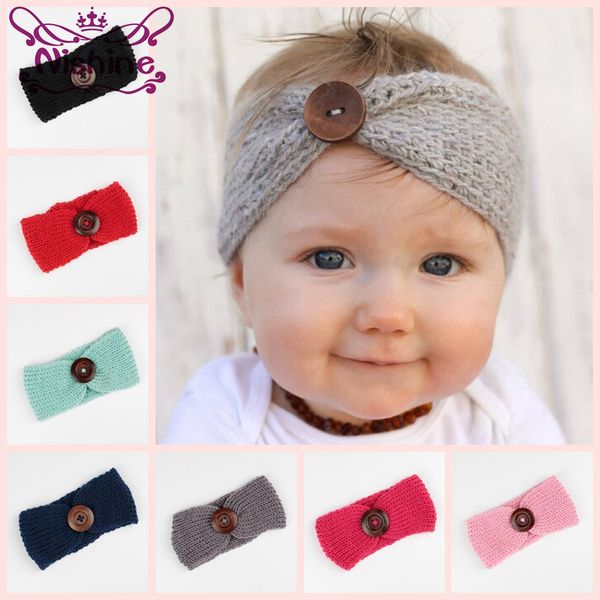 Nishine Fashion Newborn Turban Ear Winter Warm Headband Crochet