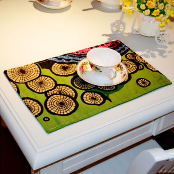 

National Style Table Cloth Placemats Art Decor Color Insulation Dining Mats Coasters Christmas Decoration Online SD718