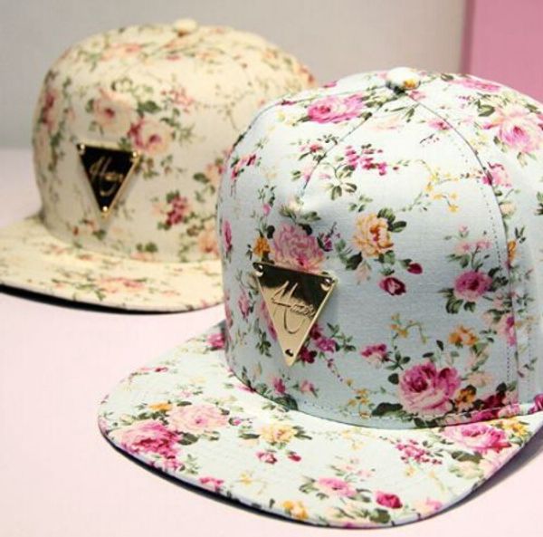 

hater snapback hat flowers bone snap back gorras men hip hop cap sport baseball cap fashion flat-brimmed hat, Blue;gray