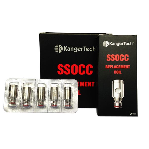 

Kanger SSOCC Катушки Kangertech SSOCC Форсунка Coil Глава 0.5ohm 1.2ohm Fit Nebox Subvod Starter Kit Topbox мини Toptank Nano