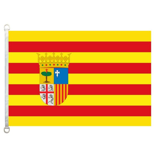 

хороший флаг арагон флаги баннер 3x5ft-90x150cm 100% полиэстер флаги стран, 110gsm деформации трикотажные ткани открытый флаг