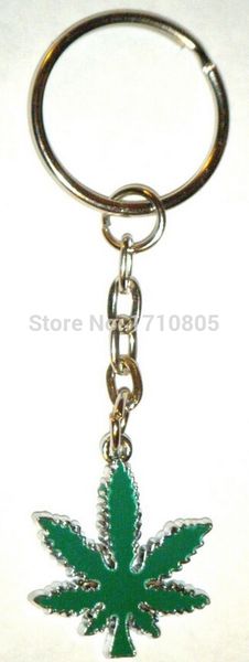 

50pcs/lot zinc alloy drip dlaze sycamore leaves charm keychain keyring fit diy accessories women men jewelry valentine's day present, Slivery;golden