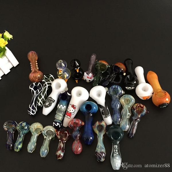 

2020 bong glass water pipes glass smoking pipe Manufacture hand-blown and beautifully handcrafted,spoon pipe Made of high quality DHL free