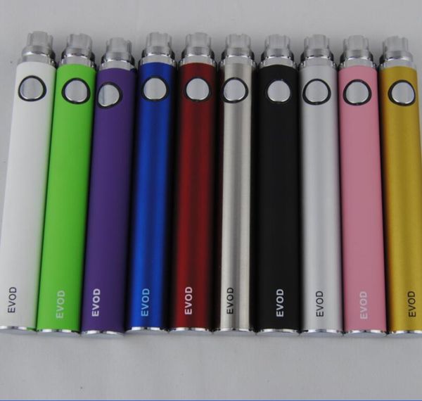 

eGo evod батареи электронные сигареты vape ручки для 510 резьбы mt3 CE4 CE5 Ce6 ViVi Nova DCT испаритель распылитель 650/900 / 1100mah красочные