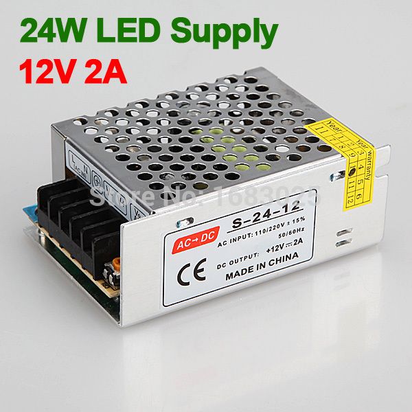 12V 2A 24W 110V 220V a 12V LED trasformatore di alimentazione del driver safy alta qualità per la striscia principale 5050 5730 alimentazione