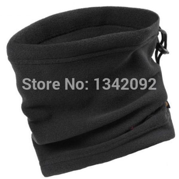 

wholesale- 20pcs/lot one layer black winter neck warmer polar fleece snood scarf beanie hat, Blue;gray