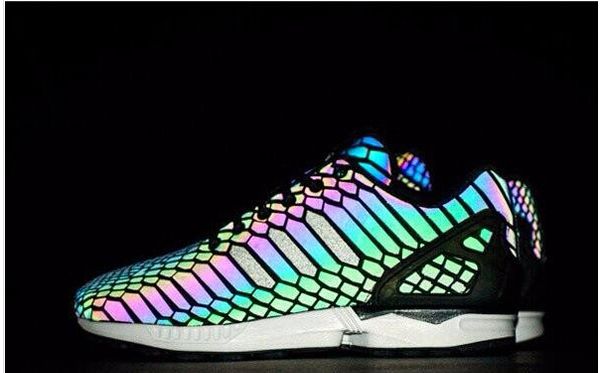 

Хамелеон беговые кроссовки поставляется 3 м светоотражающие дух змея обувь для мужчин и женщин любителей отдыха обувь