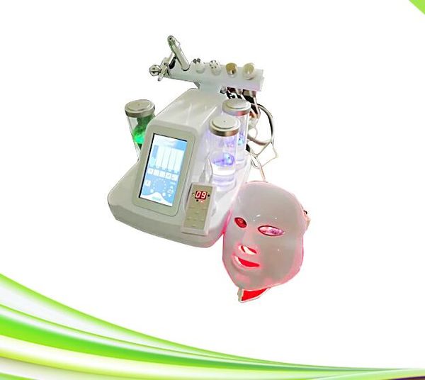 Maschera facciale a led 7 in 1 e macchina per il viso a getto di ossigeno per la pulizia dei punti neri, prezzo della macchina per il viso con ossigeno