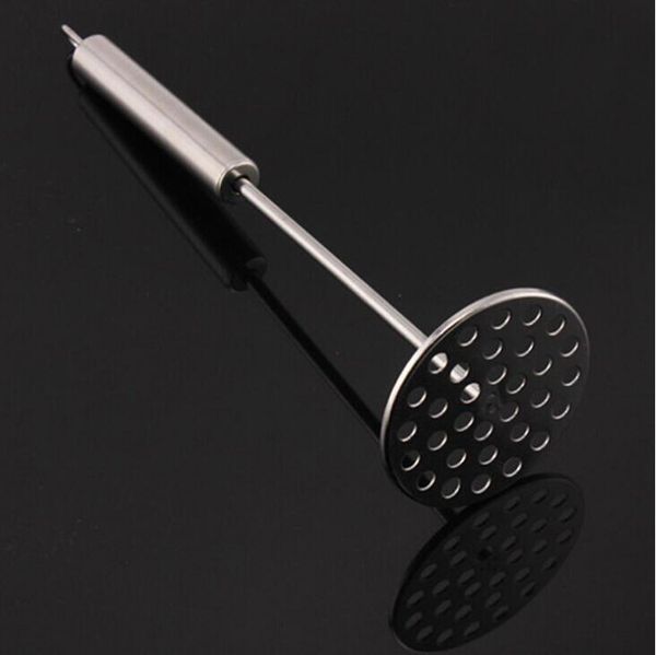 

potato masher stainless steel round plate 32 holes kitchen gadget cooking tools accessories fruit vegetable tool fashion use