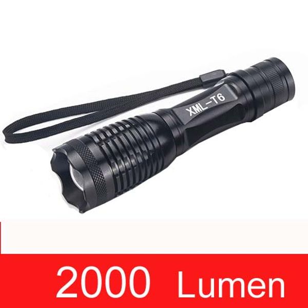 

ultrafire 2000 люмен 7 режим масштабируемые CREE XM-L T6 LED 18650 высокой мощности фонарик Факел зум лампа свет (E110)