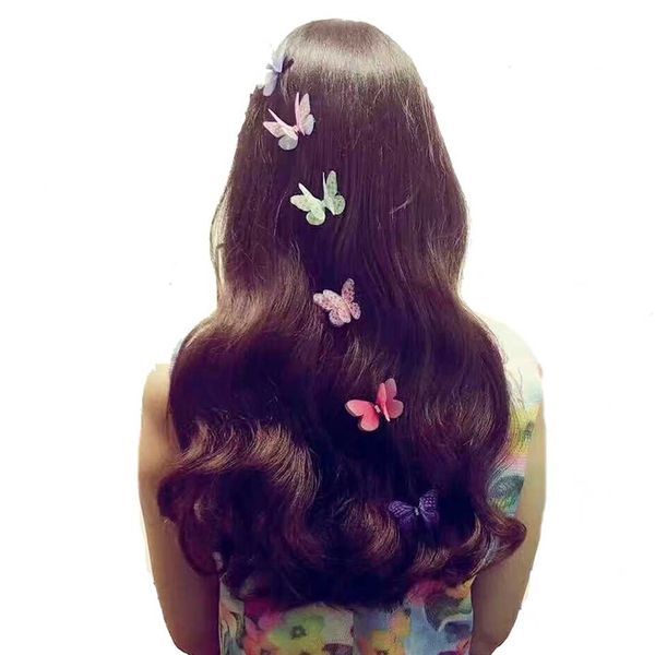 I S A Synthetic 18 Clips In Hair Extension 24inch Long Wavy Blonde