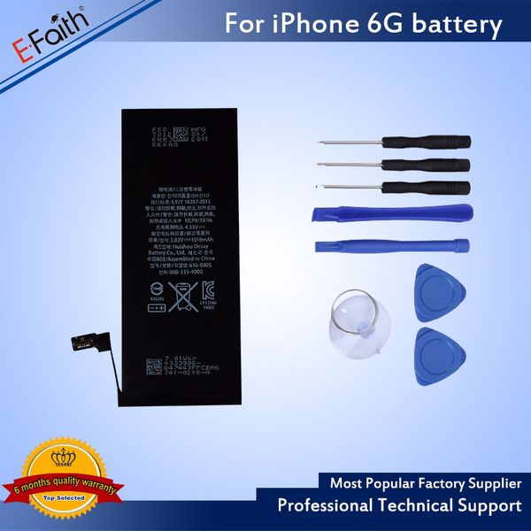 

Amazing quality internal built in li ion replacement battery battery for iphone 6 6 up hipping