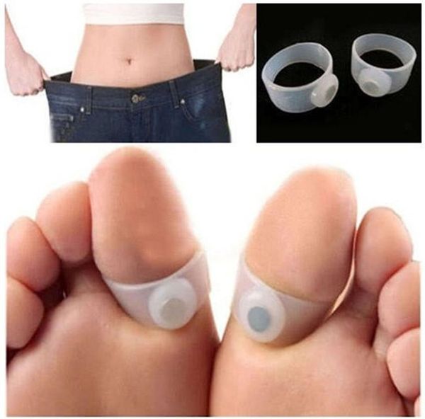 

slimming tools silicone foot massage toe ring fat burning for weight loss health care easy portable body weight loss lose weight