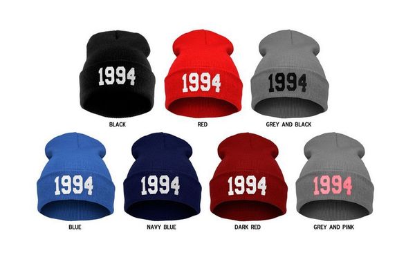 

wholesale-1pc retail 1994 justin bieber beanie sale winter knitted hat for men women caps casual skullies hip-hop many colors, Blue;gray