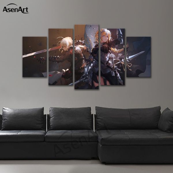 2019 Wall Art Cartoon The Grand Order Canvas Painting Modern Printed Poster Living Room Home Decorative Framed Ready To Hang Dropshipping From