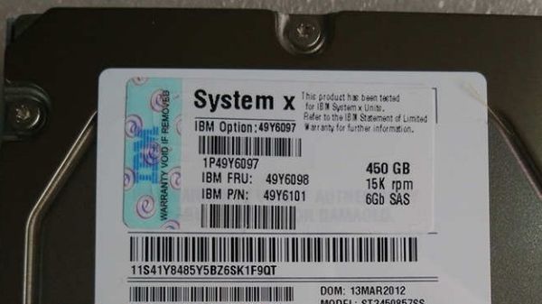 

100% hard drives for ibm 49y6097 49y6098 49y6099 450g 15k sas 3.5 6g x3650 m4