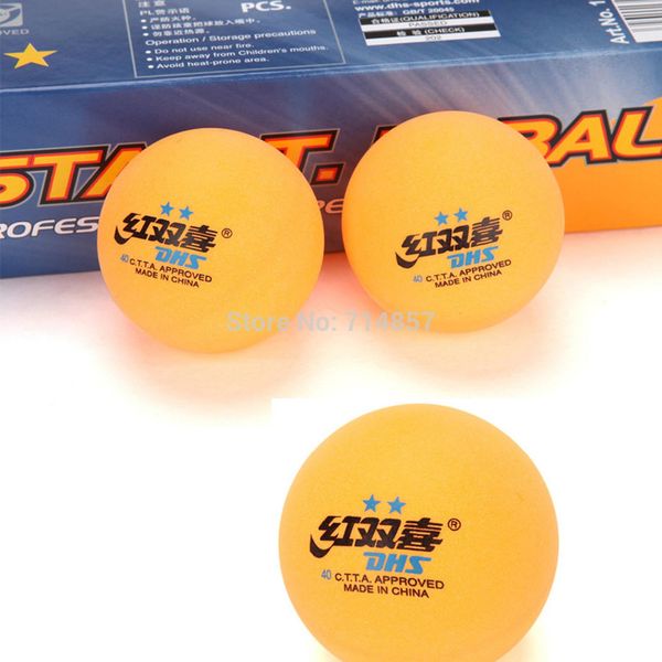 

wholesale- 30 pieces of dhs 2-star (2star, 2 star) orange 40mm table tennis / pingpong balls