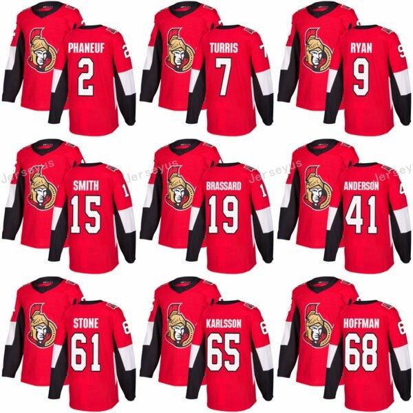 dion phaneuf ottawa senators jersey