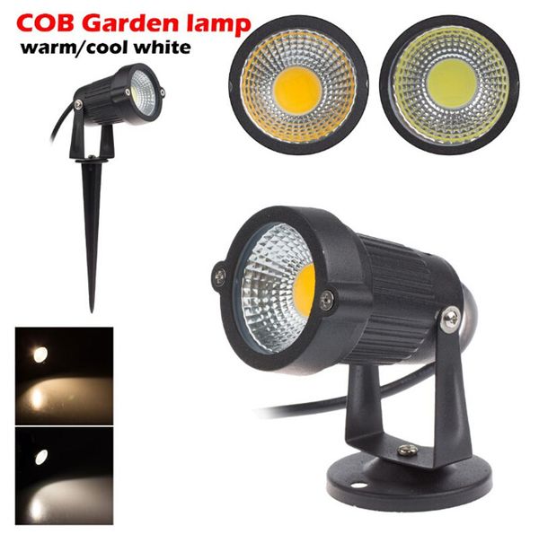 

led landscape lighting led spot lamps ac85-265v 3w 5w dc12v outdoor waterpoof led for lawn garden park decoration path lights